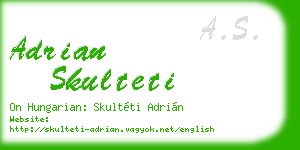 adrian skulteti business card