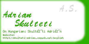 adrian skulteti business card